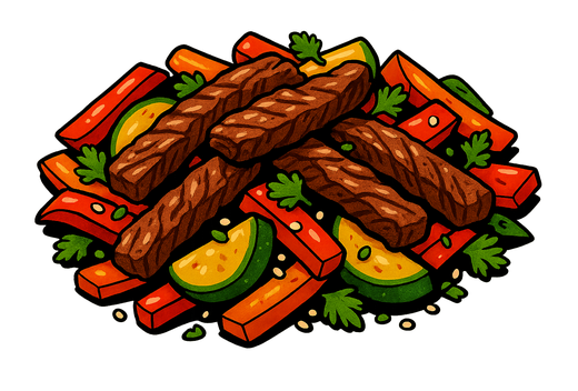 Illustration de la recette Bœuf Taka-Taka