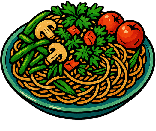 Illustration de la recette Spagh'ouz champi