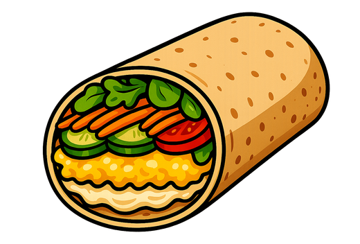 Illustration de la recette Wrap frigo vide